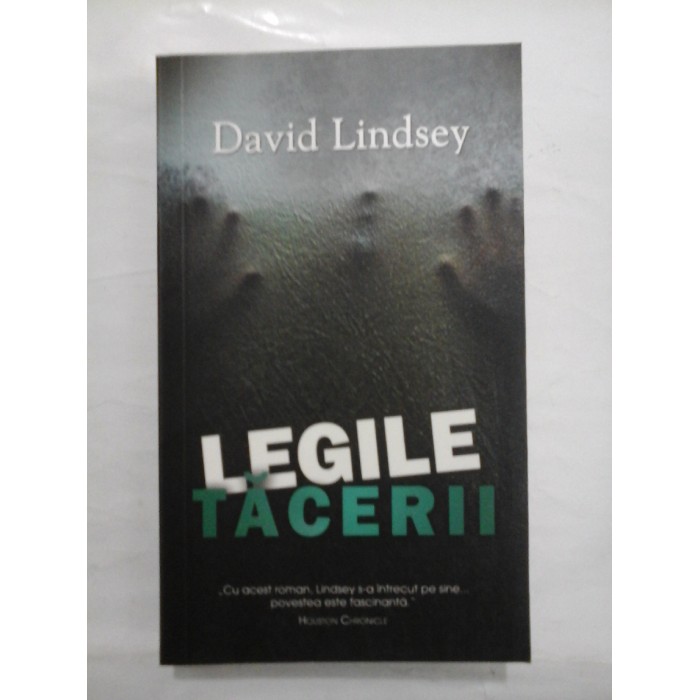 LEGILE TACERII  -  DAVID LINDSEY